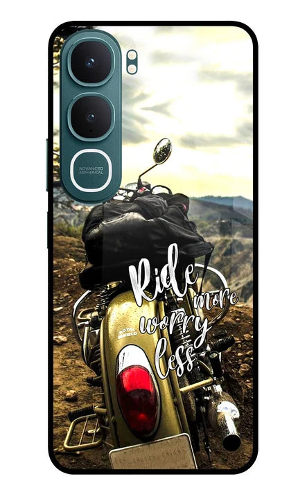 Ride More Worry Less Vivo Y31 5G  Back Cover