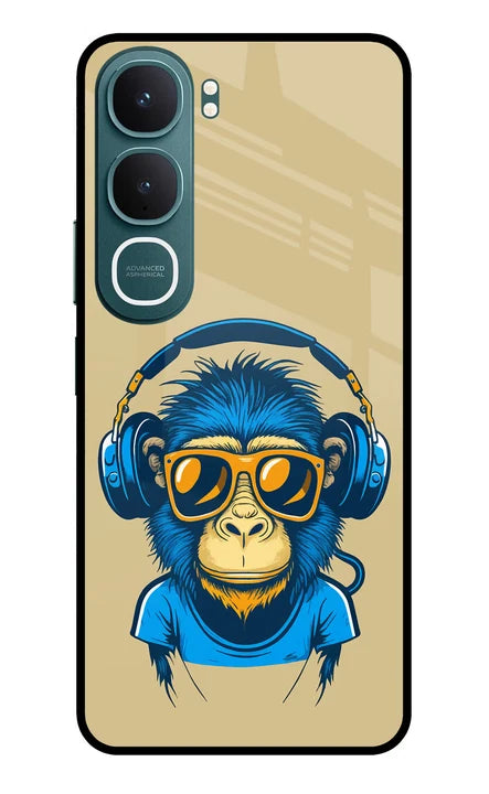 Monkey Headphone Vivo Y31 5G Back Cover