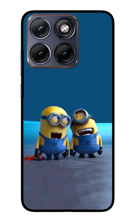 Minion Laughing Moto Edge 70 Fusion Back Cover