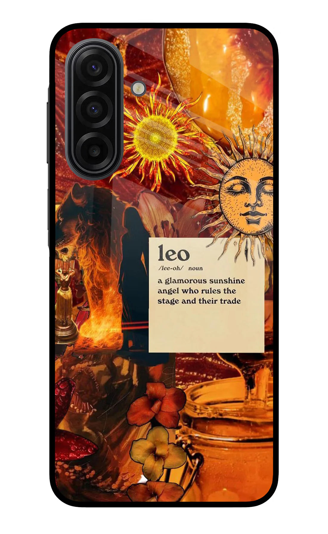 Leo Zodiac Samsung F17 5G Back cover
