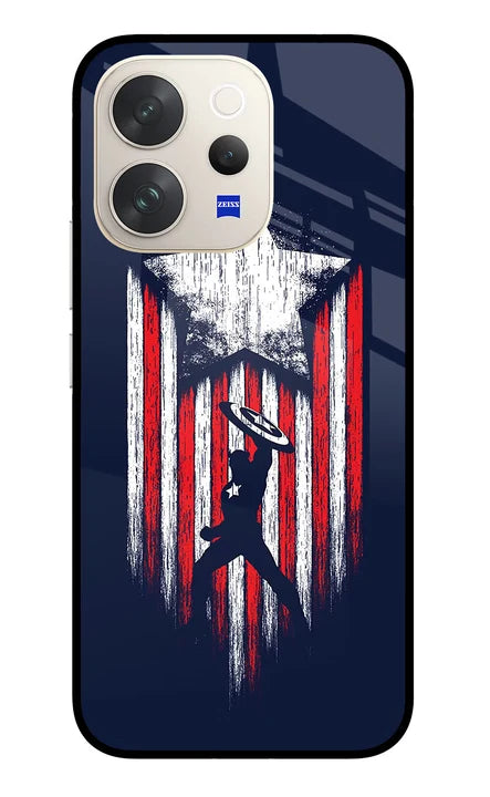 Captain America Marvel Art  Vivo V70 5G /Vivo V70 Elite 5G Back Cover
