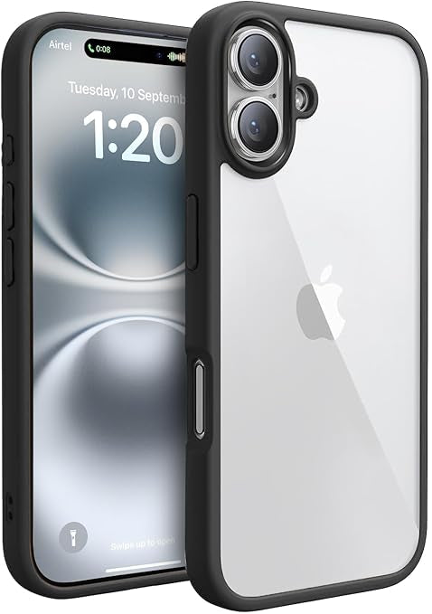Transparent Silicone Case for Apple iphone 16 plus