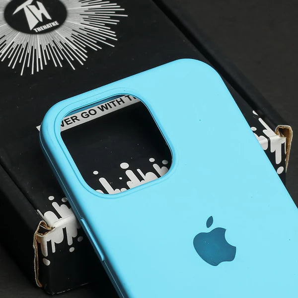 Sky blue Original Silicone case for Apple iphone 14 Pro Max