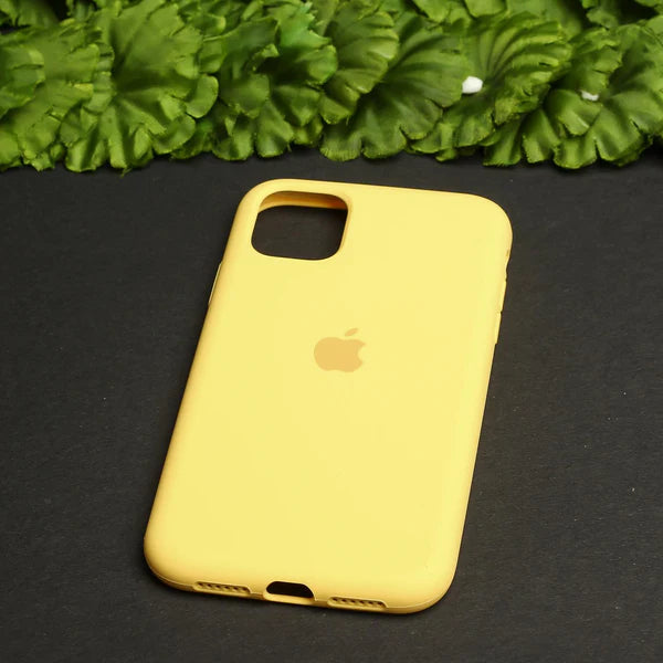 Yellow Original Silicone case for Apple iPhone 12 mini