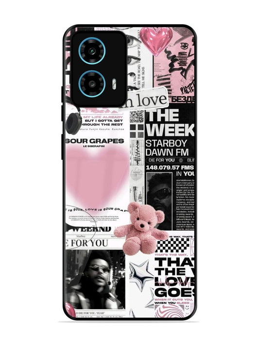 Aesthetic Music  Motorola G34 Back cover