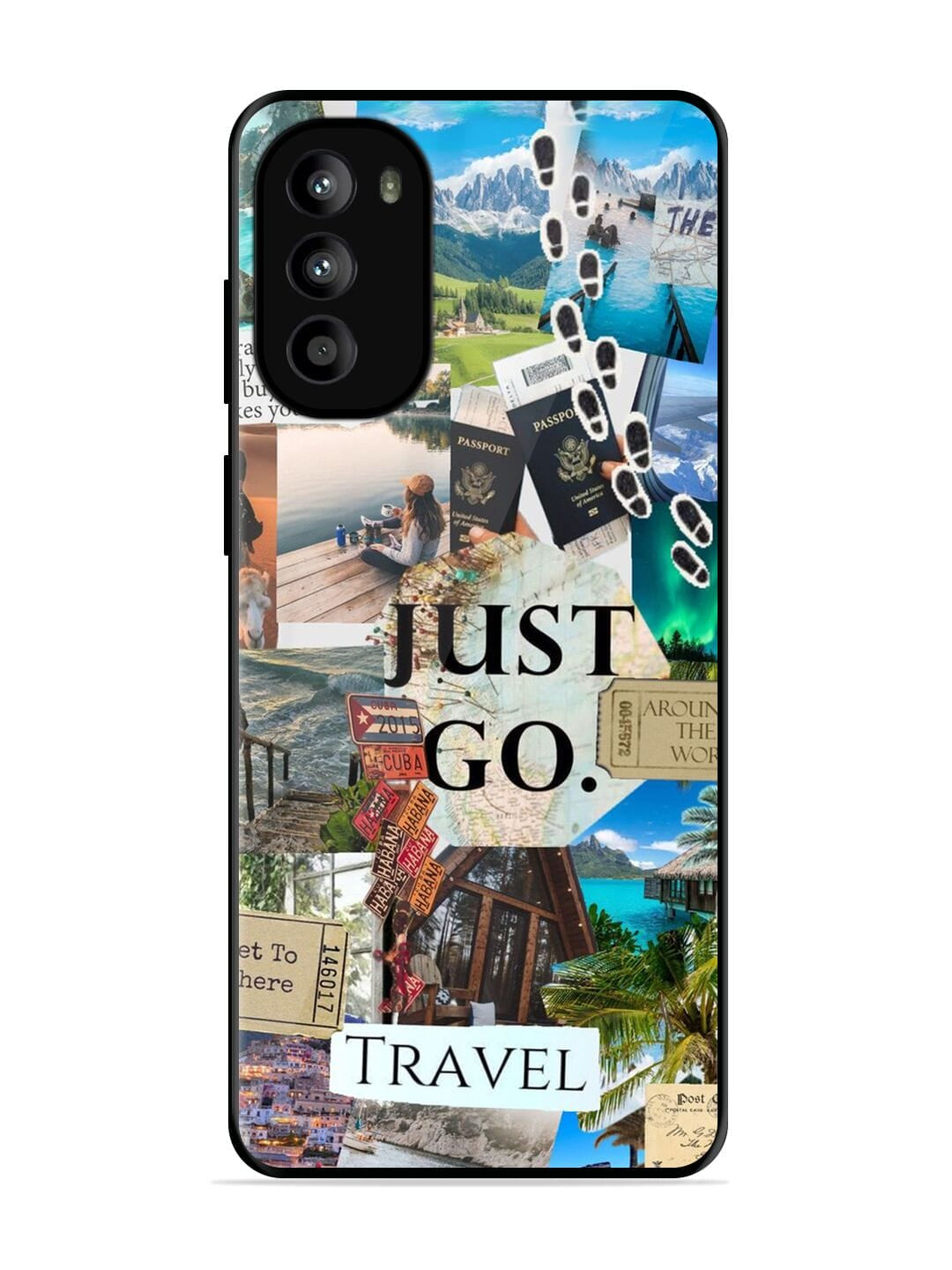 I Wanna Travel Motorola G62 (5G Back cover