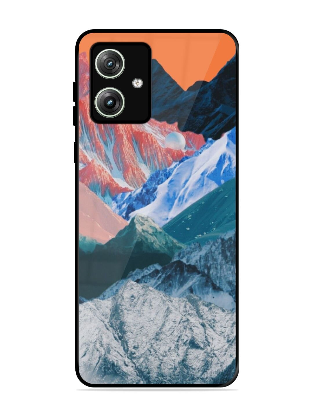 Surreal Mountains Motorola G34 Back cover