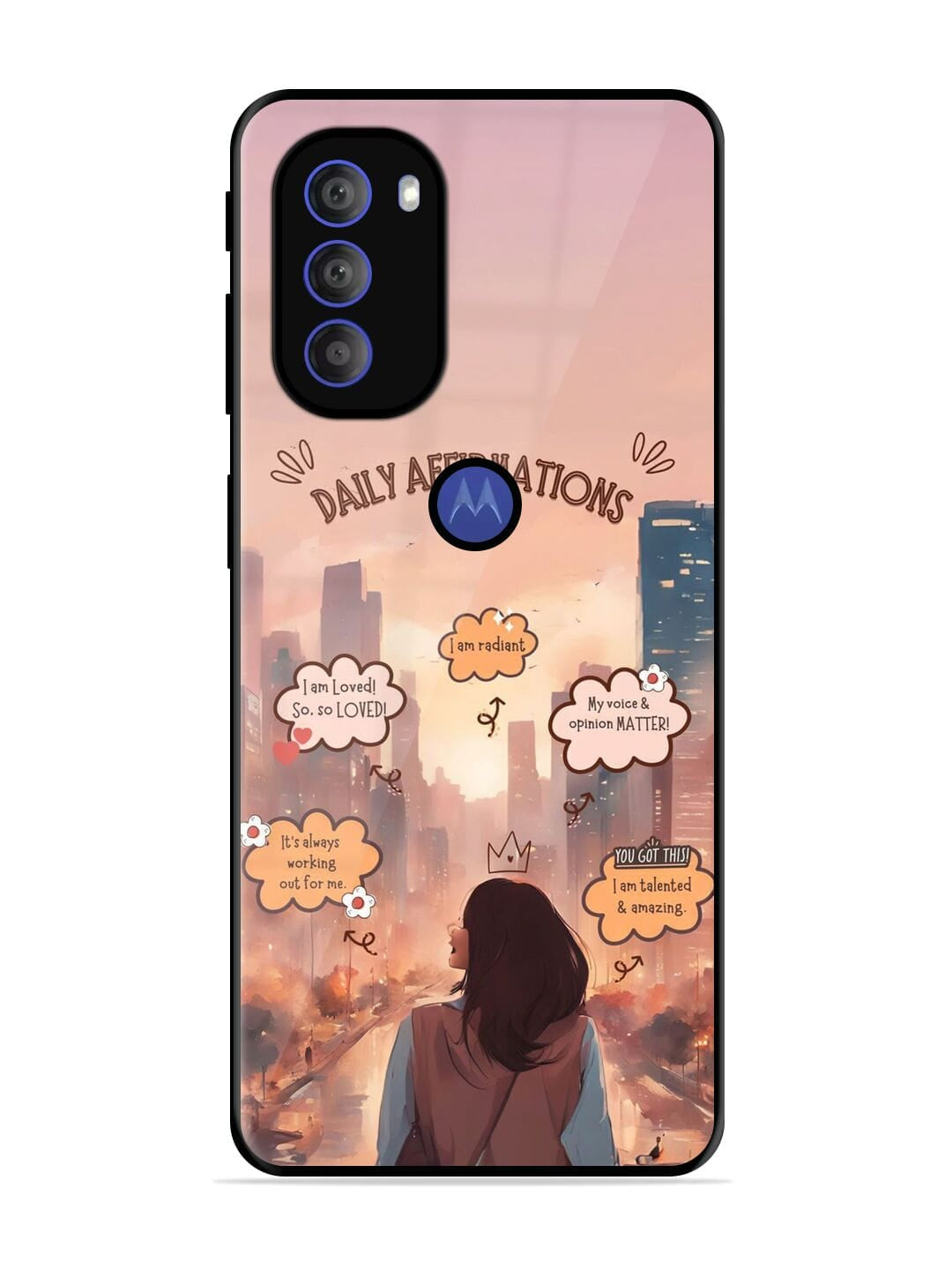 Daily Affirmations Motorola G73 5G Back cover