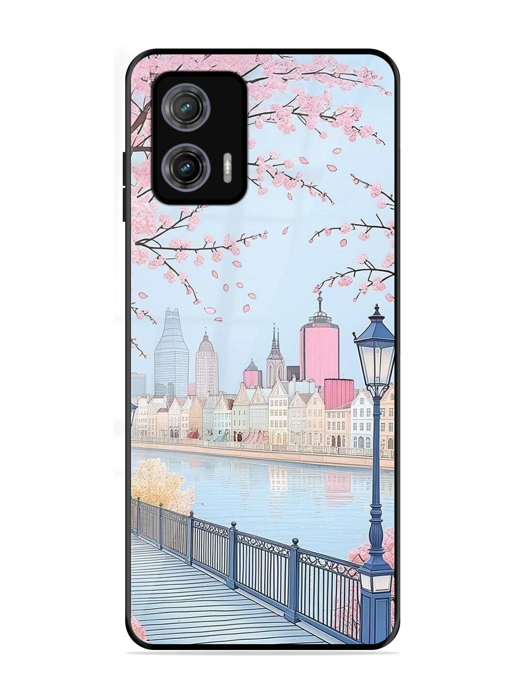 Pink  Motorola G73 5G Back cover