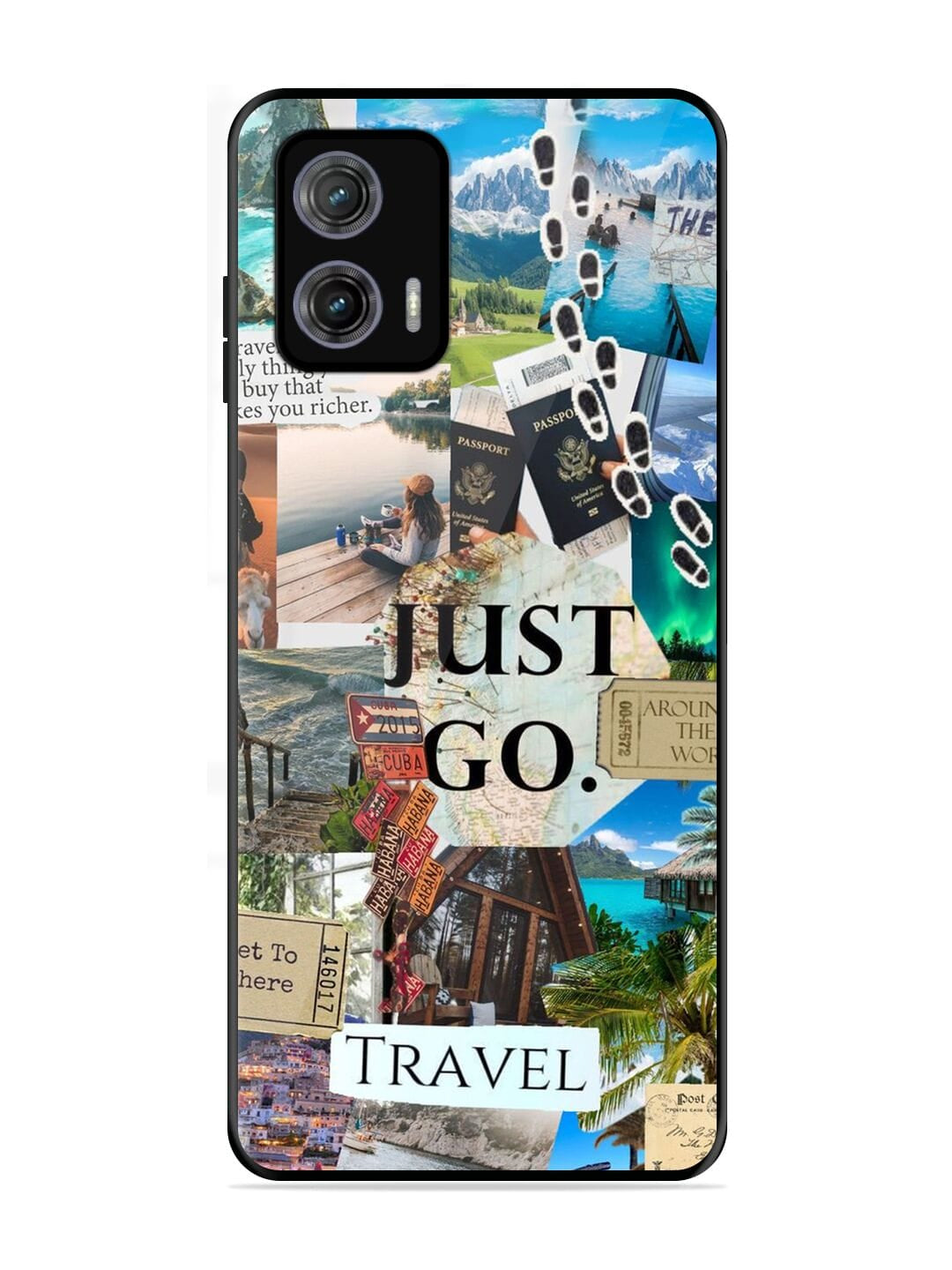 I Wanna Travel The Motorola G73 5G Back cover