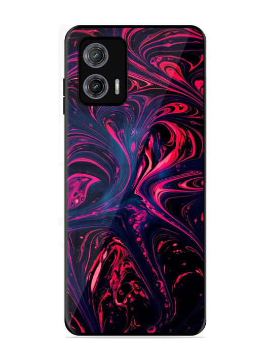Abstract Motorola G73 5G Back cover