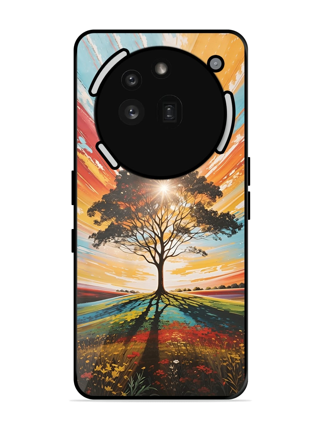 Abstract Tree Colorful Art Nothing Phone 3A Pro