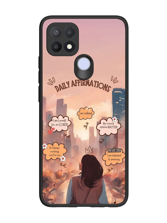 Daily Affirmations Oppo A15/A15s Back cover