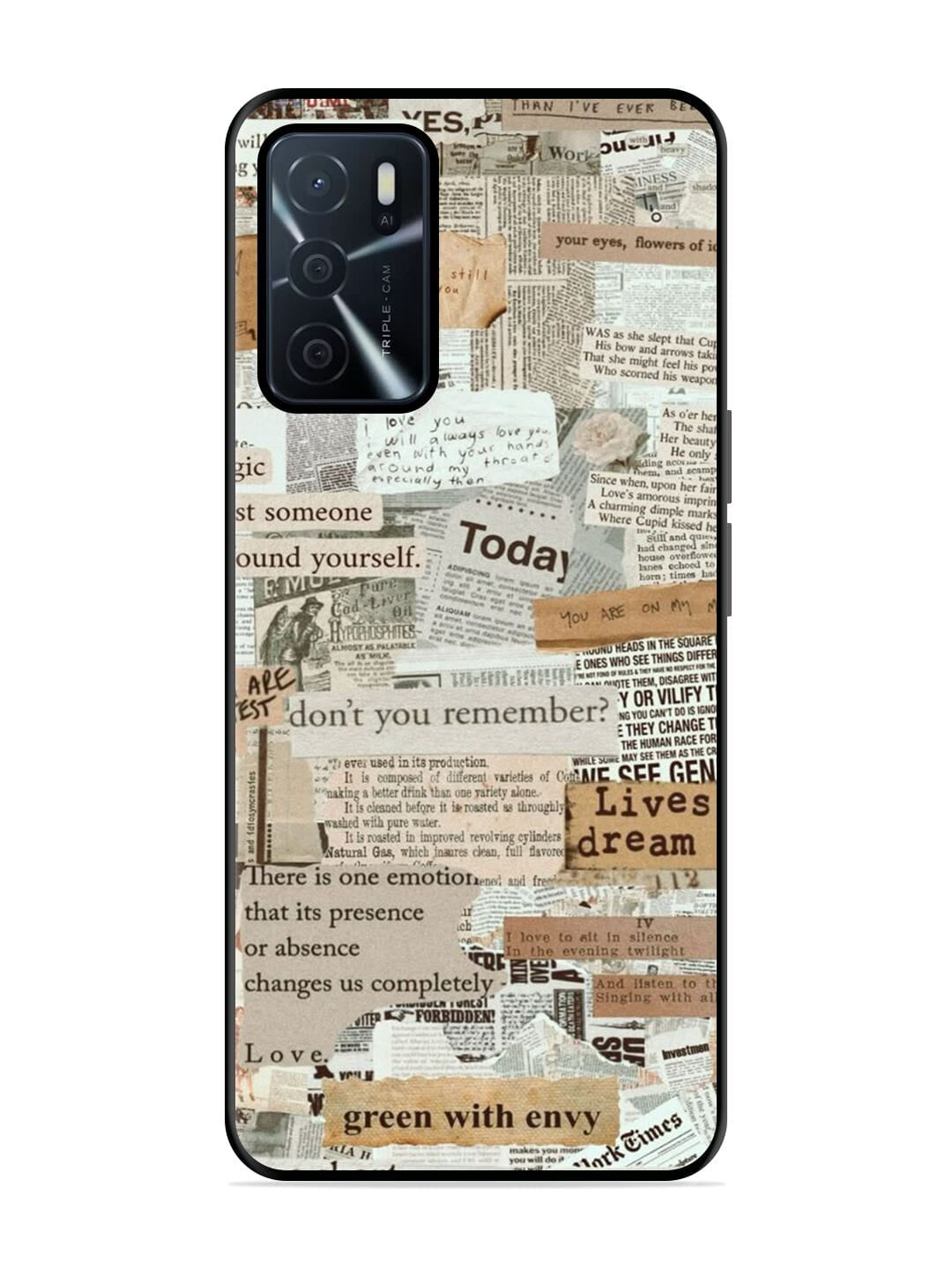 Sweetest  Oppo A16 Back cover