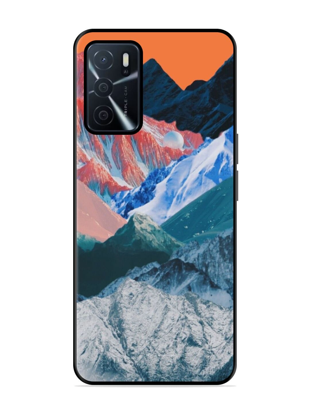 Mountains Oppo A16 Back cover