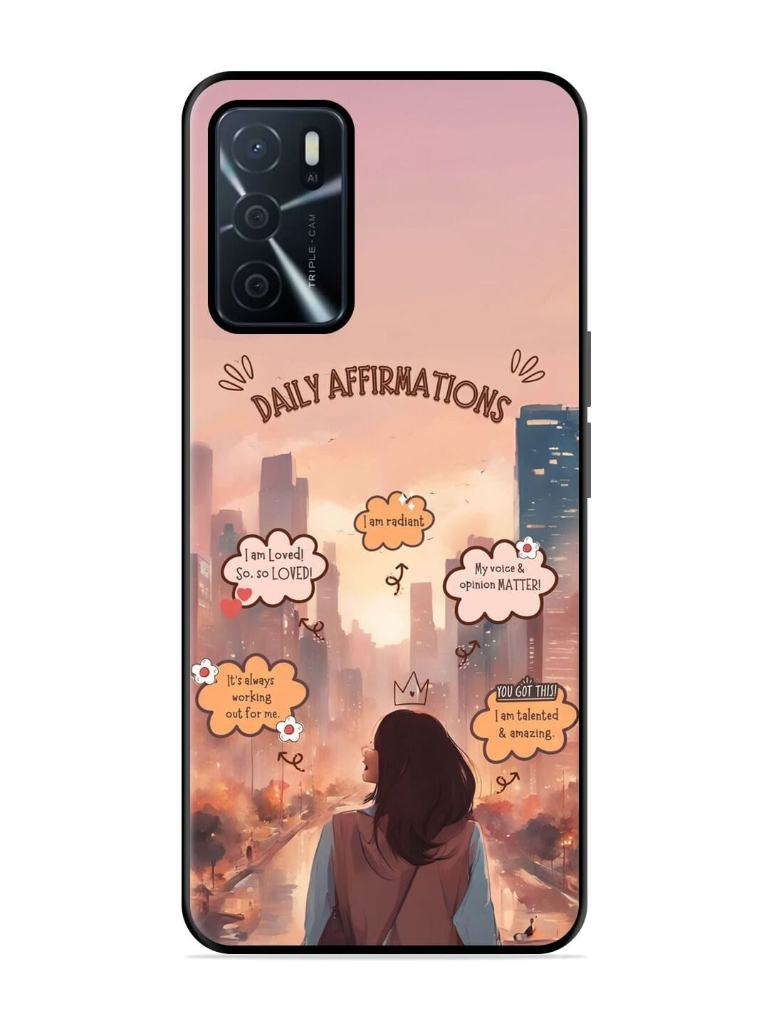 Daily Oppo A16 Back cover