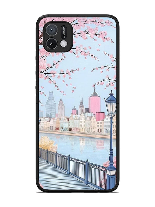 Pink Oppo A16E/ A16K Back cover