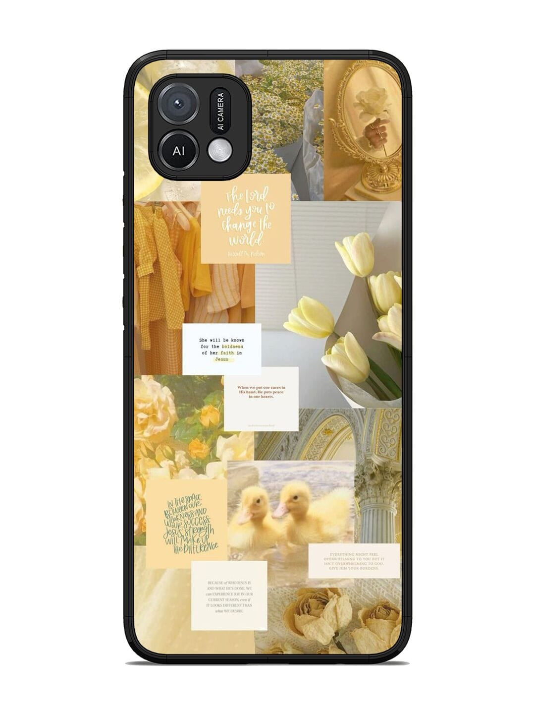 Golden Oppo A16E/ A16K Back cover