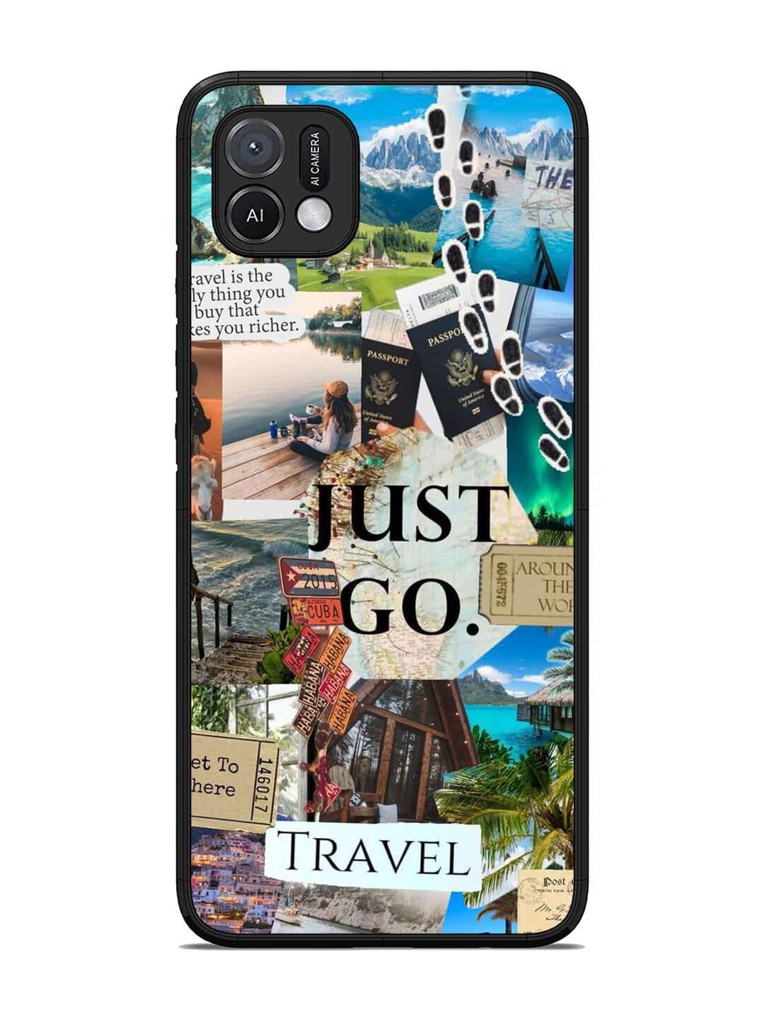 Travel Oppo A16E/ A16K Back cover