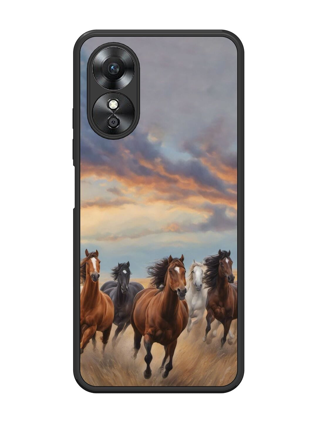 Running Horse Oppo A17 Back cover