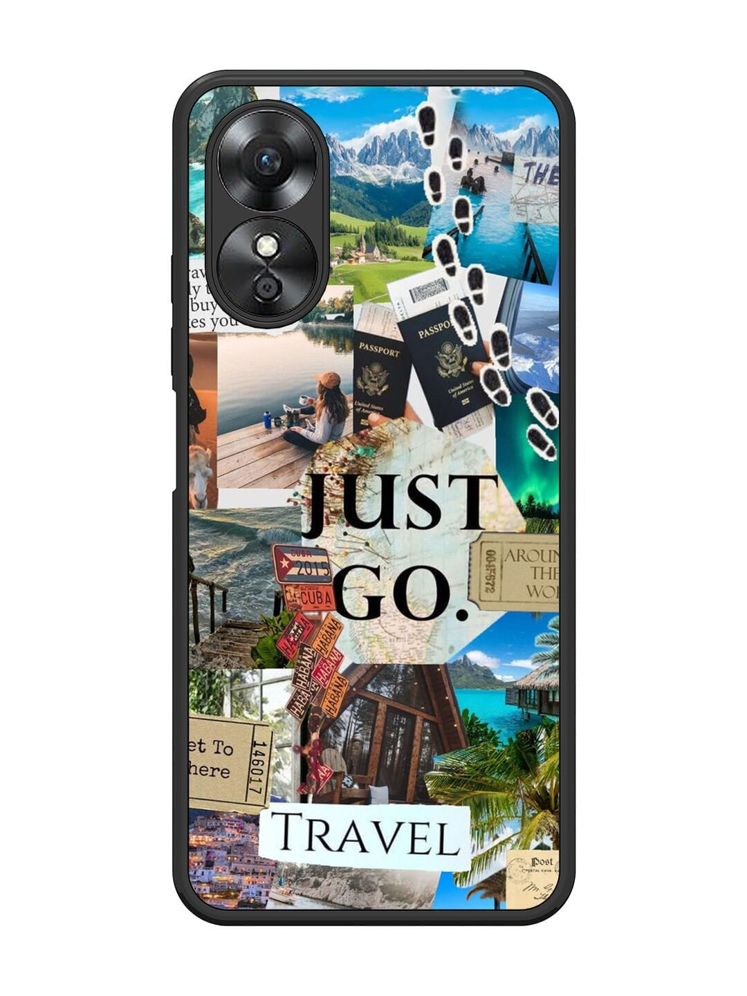 Travel Oppo A17 Back cover