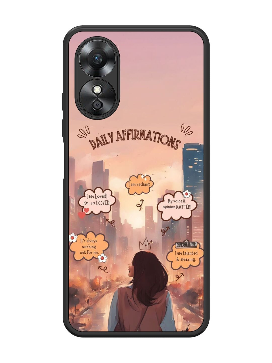 Daily Oppo A17 Back cover