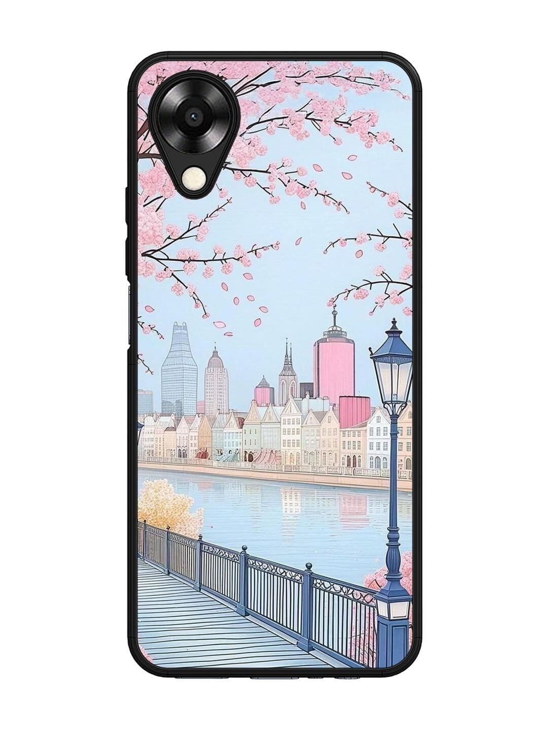 Pink Oppo A17K Back cover