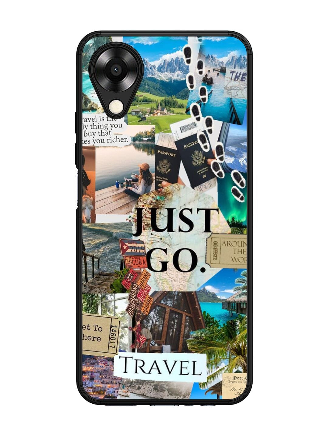 Travel Oppo A17K Back cover