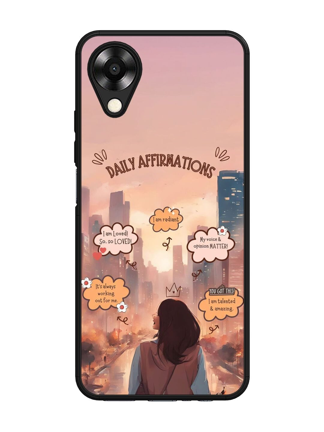 Daily Oppo A17K Back cover