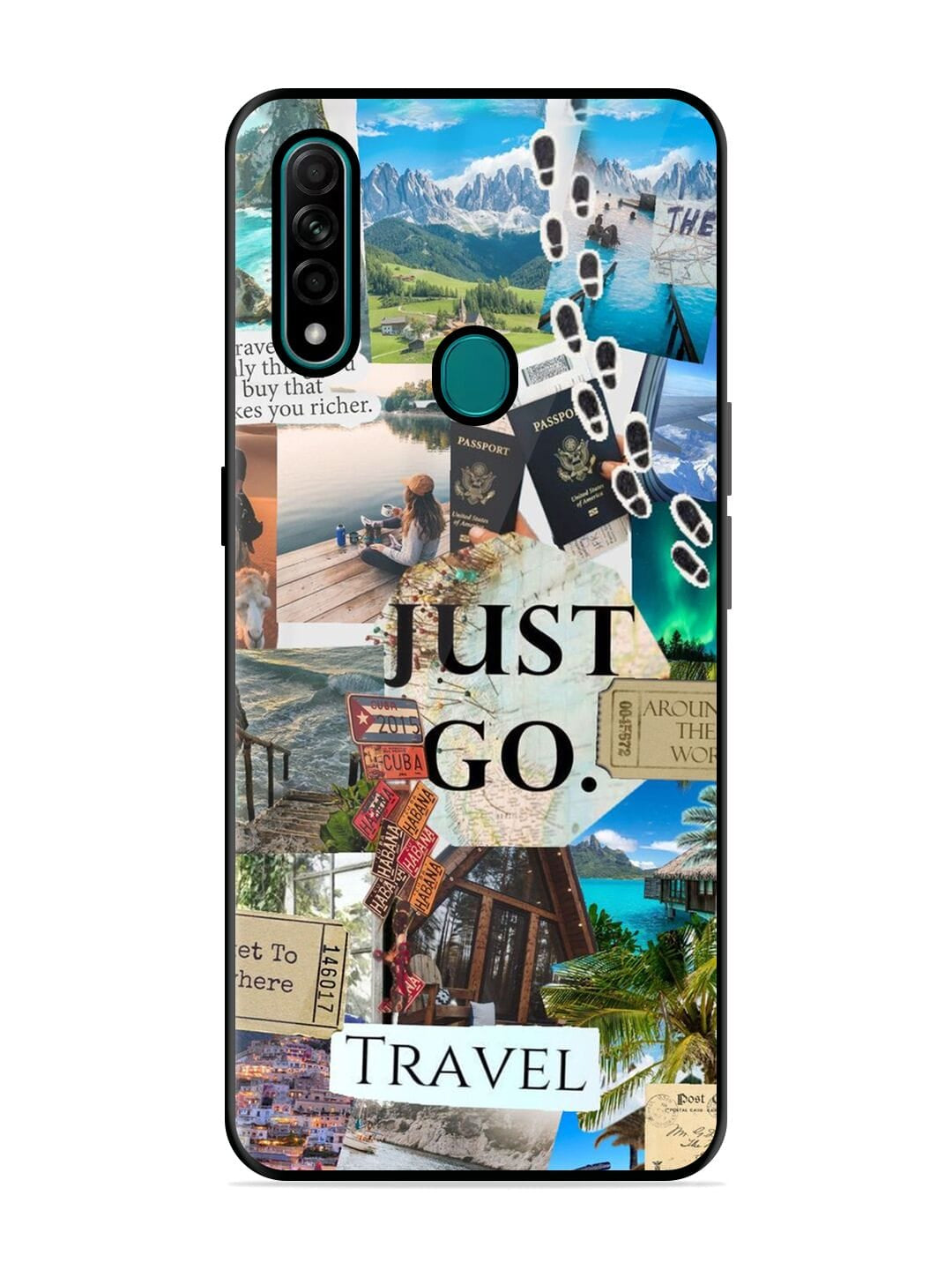 Travel Oppo A31 Back cover