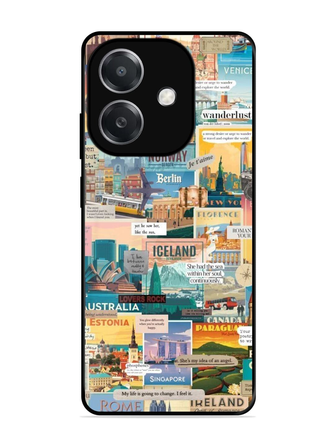 Travel Inspiration  Oppo A3x 5G Back cover