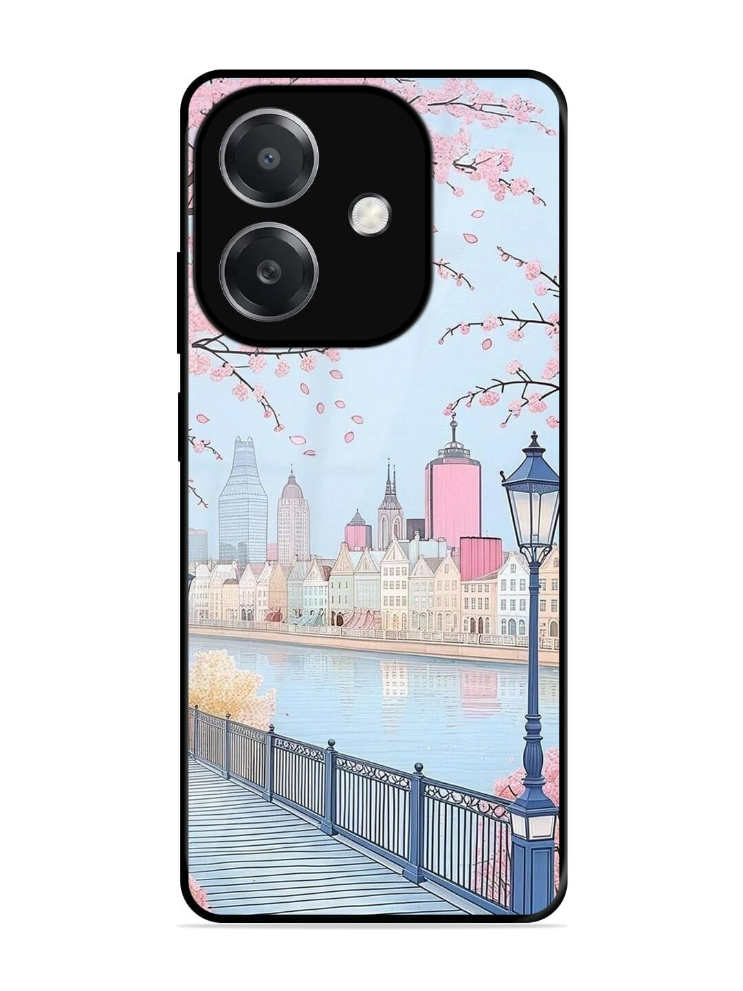 Pink Oppo A3x 5G Back cover