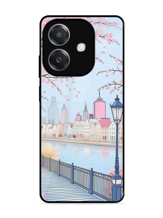 Pink Oppo A3x 5G Back cover