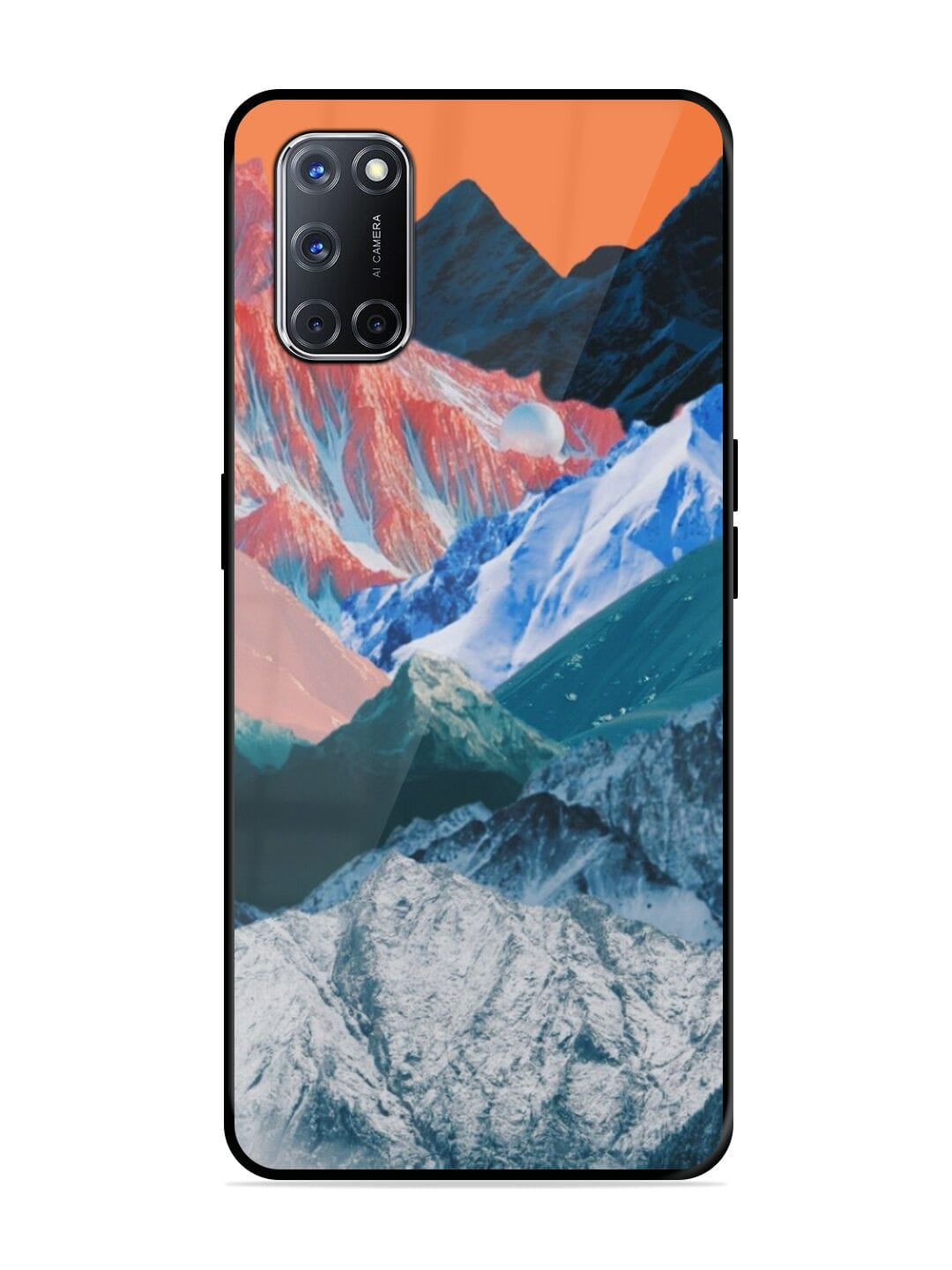 Mountains Oppo A52 Back cover