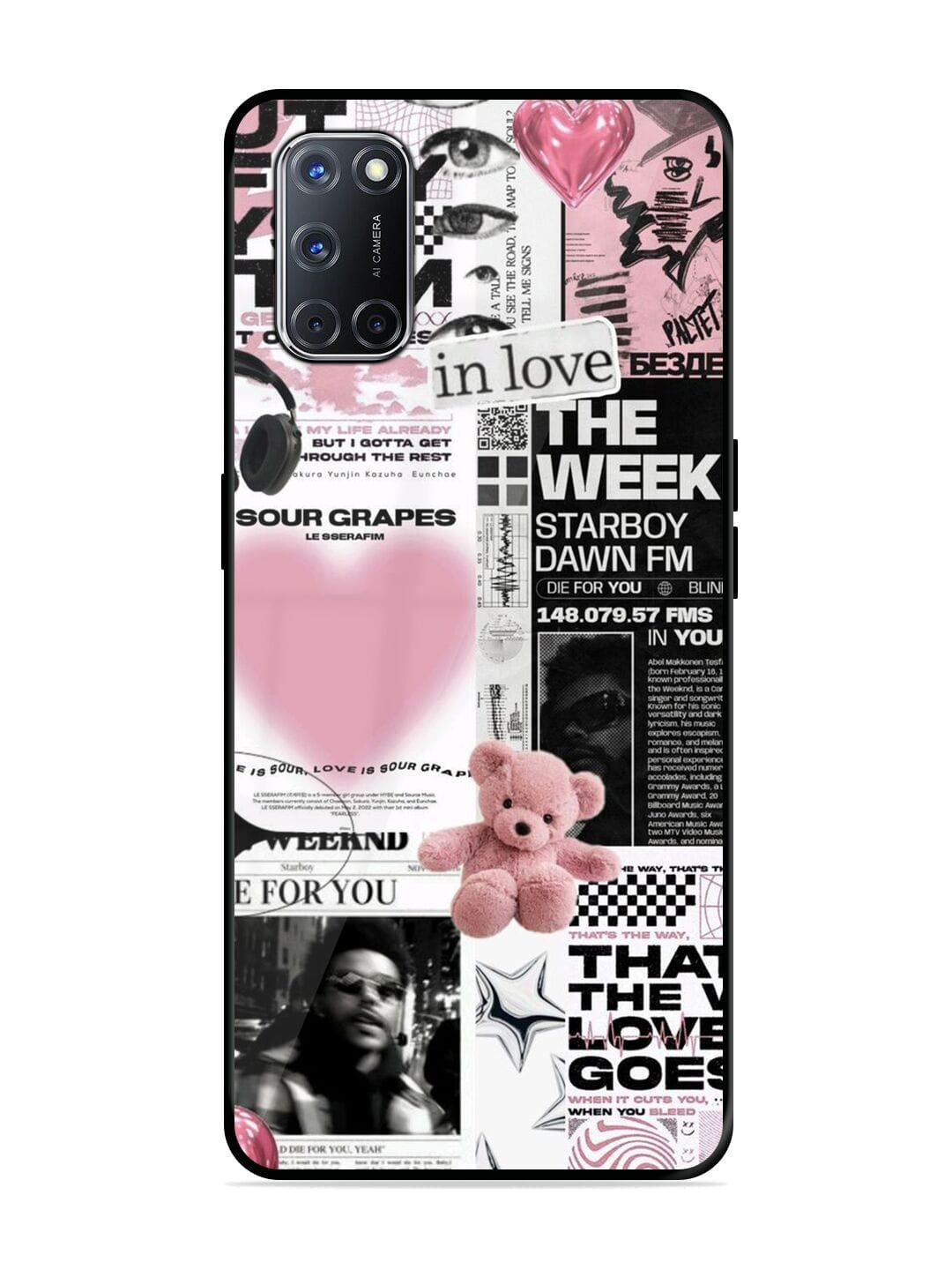 Aesthetic Oppo A52 Back cover