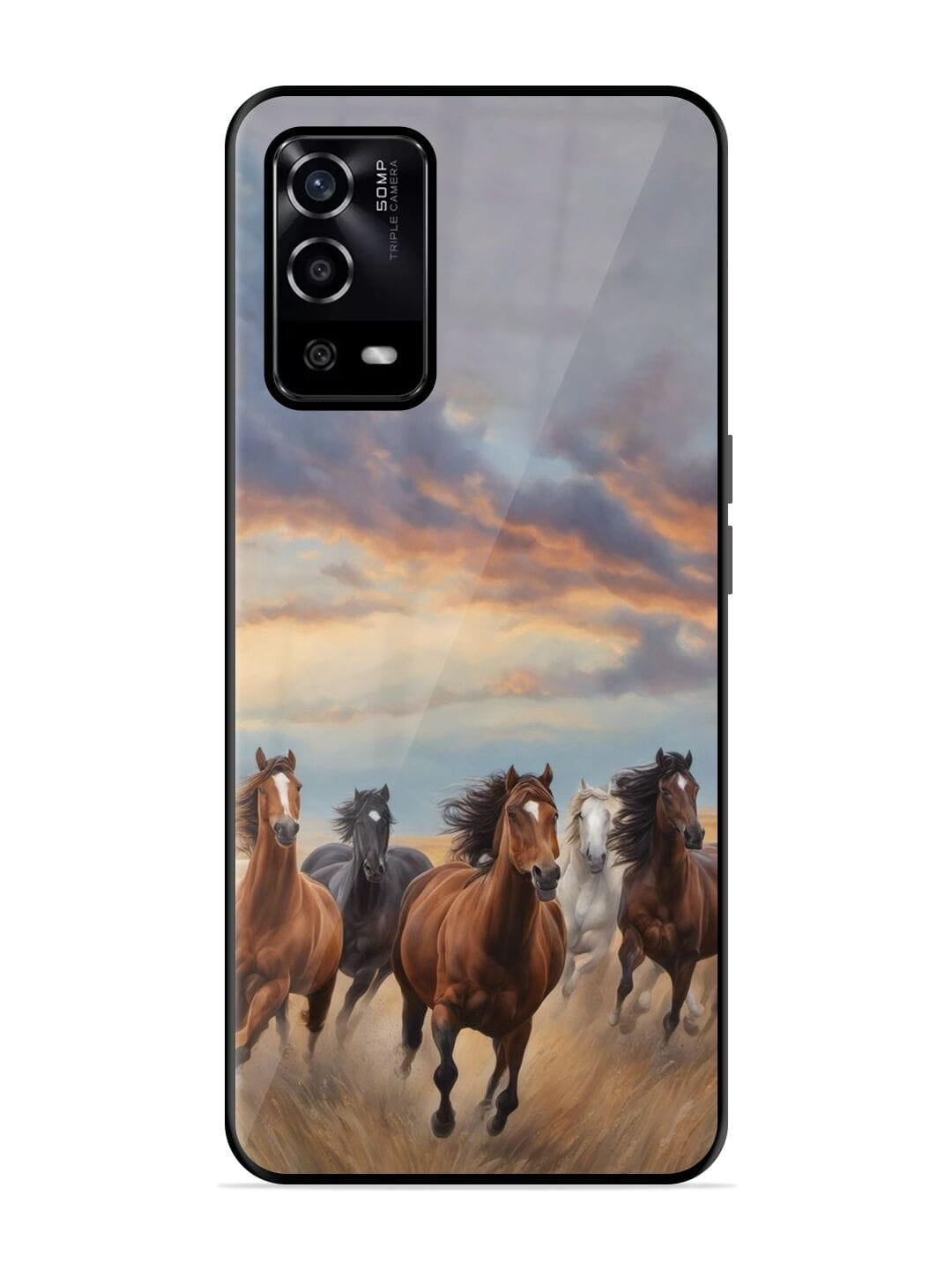 Running Horse Oppo A55 Back cover