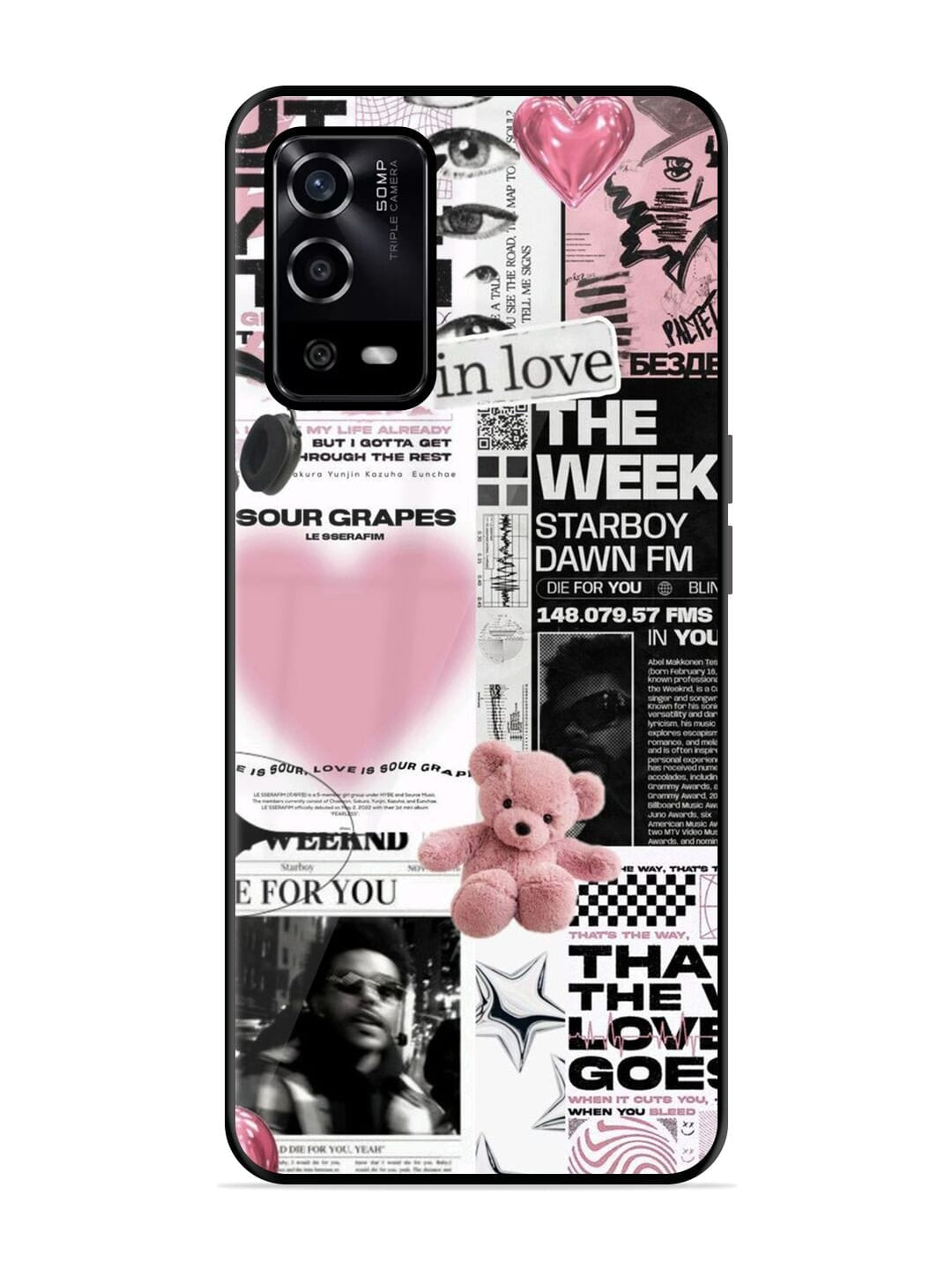 Aesthetic Music Oppo A55 Back cover