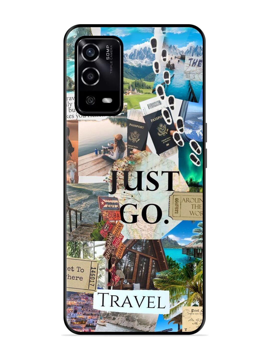 I Wanna Travel Oppo A55 Back cover