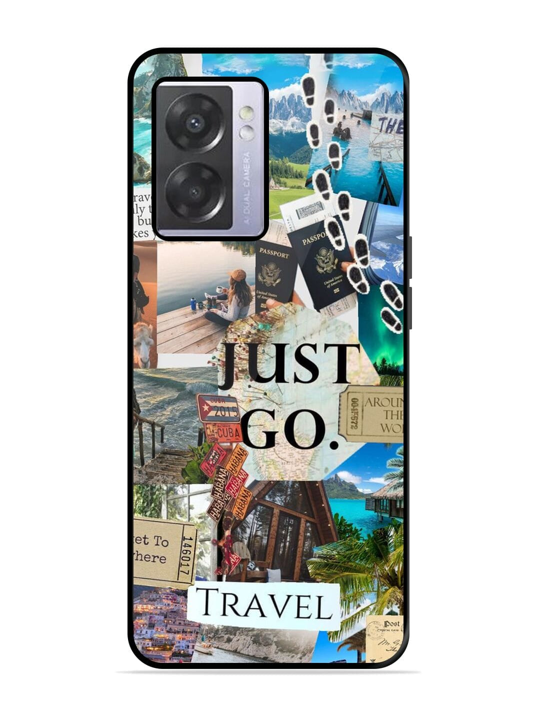I Wanna Travel Oppo A57 5G Back cover
