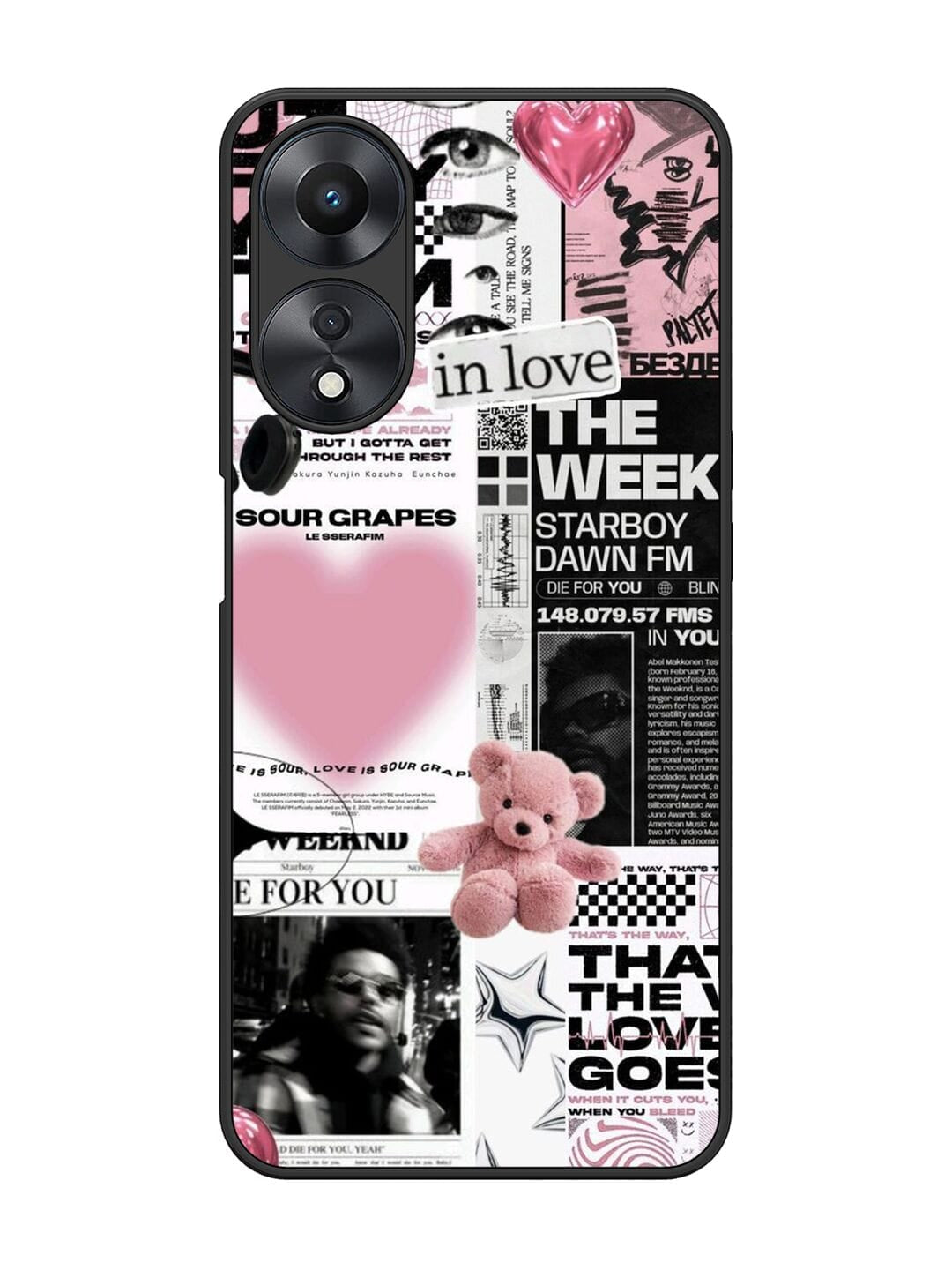 Aesthetic Music Oppo A58 4G Back cover