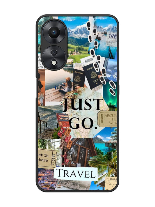 I Wanna Travel Oppo A58 4G Back cover