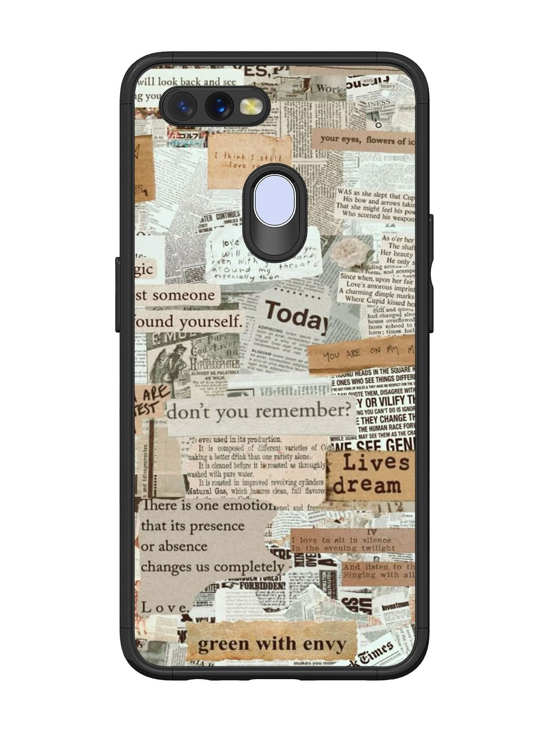 The Sweetest Oppo A7 back cover
