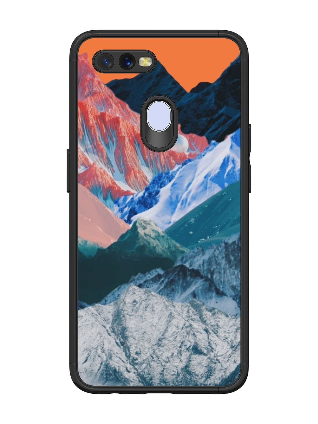Surreal Mountains Oppo A7 back cover