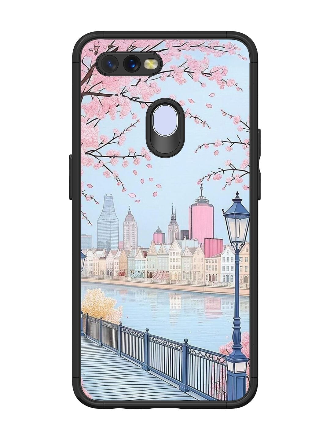 Pink Spring Metropolis Oppo A7 back cover
