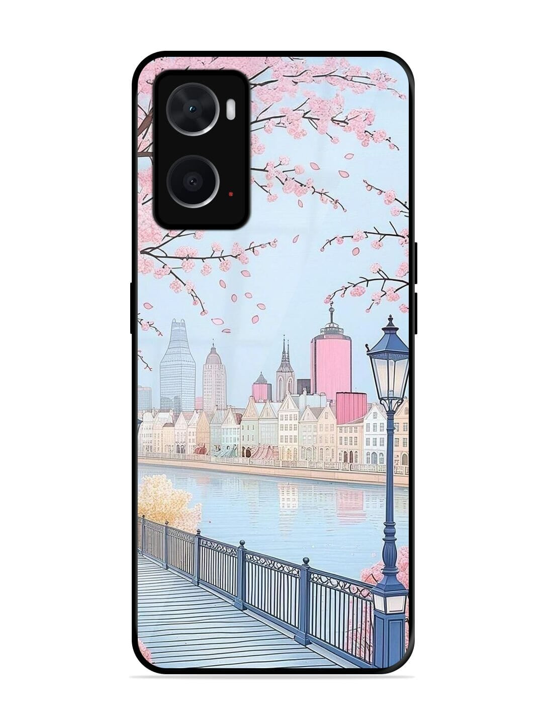 Pink  Oppo A76/ A96 Back cover