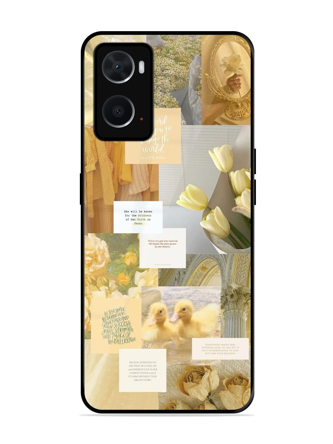 Golden Oppo A76/ A96 Back cover