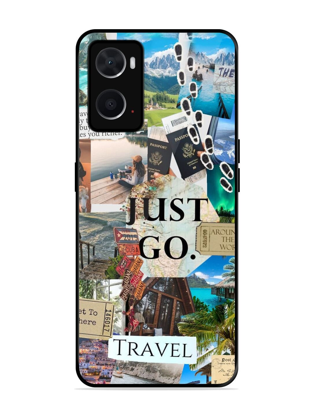 Travel Oppo A76/ A96 Back cover