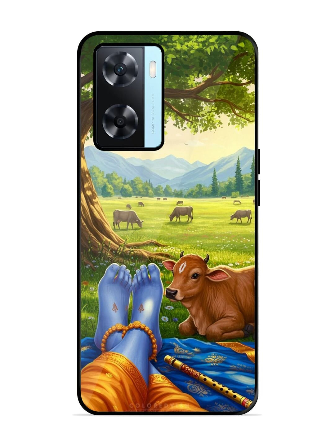 Lord Krishna’s Oppo A77S5G Back cover