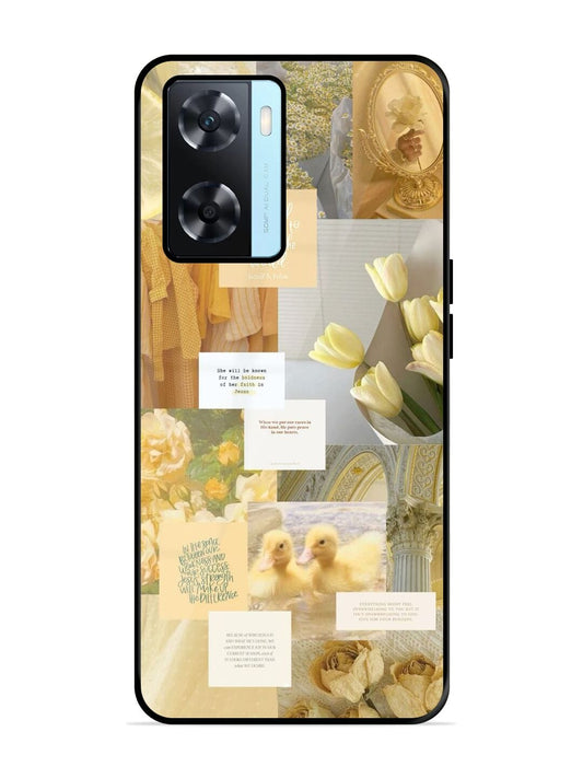 Golden Oppo A53s 5G Back cover
