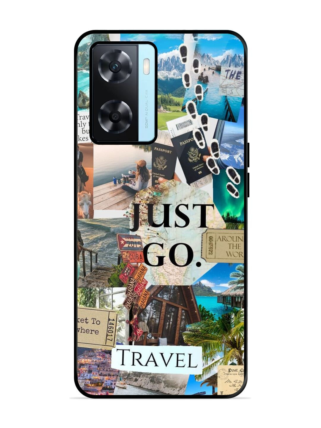 Travel Oppo A53s 5G Back cover